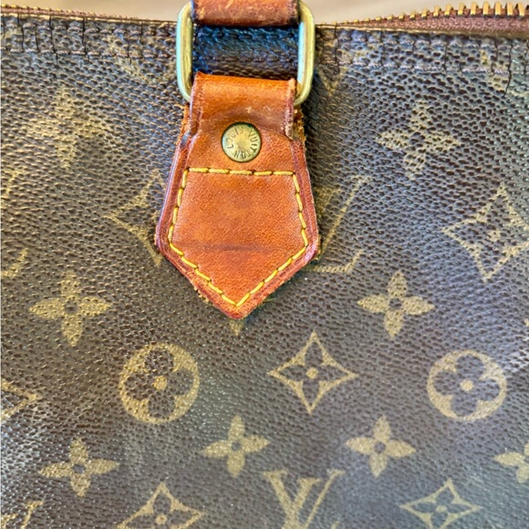 Louis Vuitton Speedy 35 Monogram Canvas Satchel Hand Bag - Picture 6 of 9
